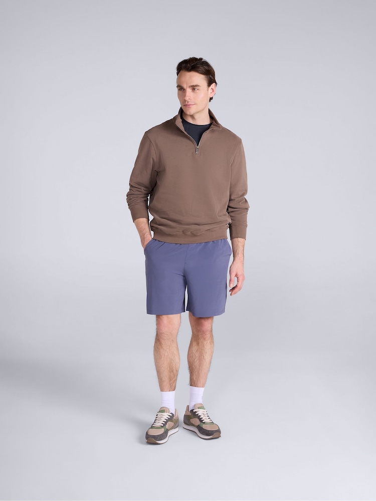 Animal Brown Sid Half-Zip Sweat Top - Image 2 of 9