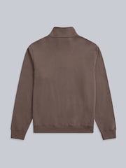 Animal Brown Sid Half-Zip Sweat Top - Image 6 of 9