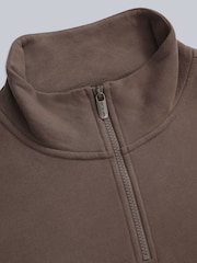 Animal Brown Sid Half-Zip Sweat Top - Image 7 of 9