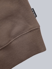Animal Brown Sid Half-Zip Sweat Top - Image 9 of 9