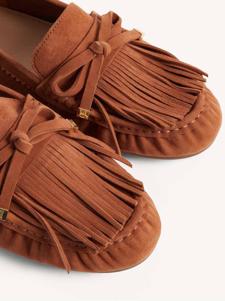 Hobbs Brown Nellie Moccasins - Image 5 of 5 Hobbs Brown Nellie Moccasins - Image 5 of 5