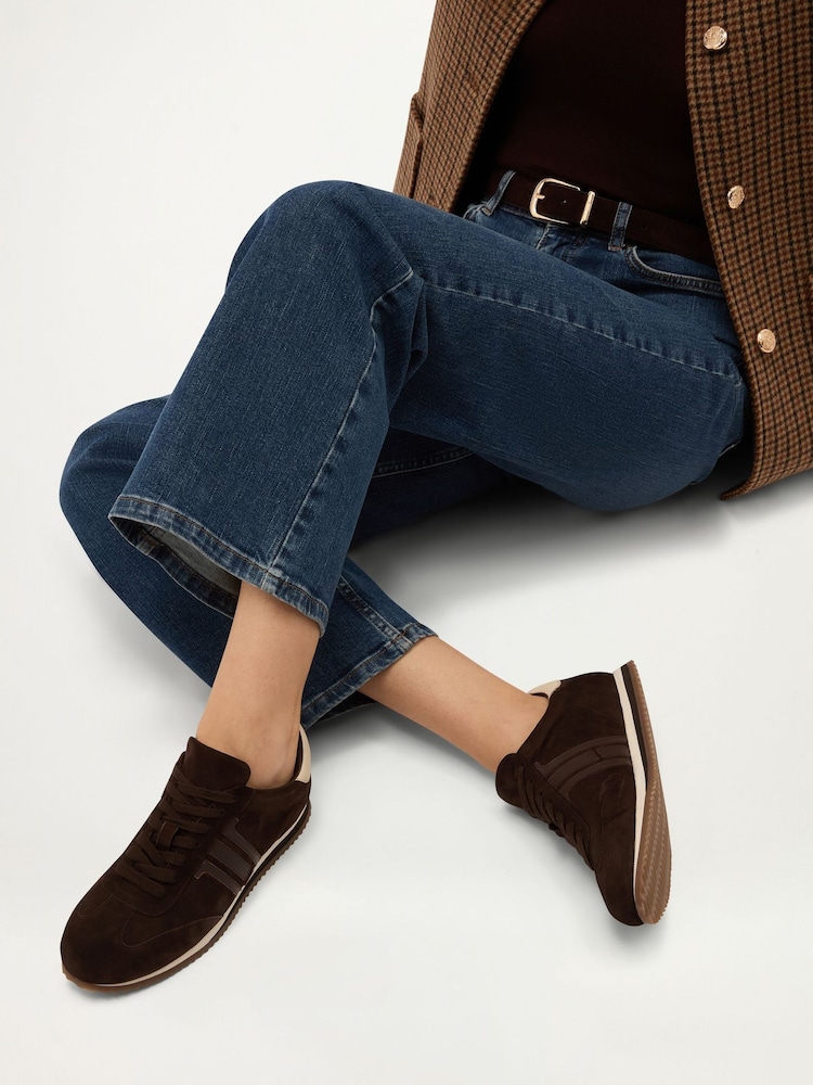 Hobbs Brown Sofie Trainers - Image 1 of 4 Hobbs Brown Sofie Trainers - Image 1 of 4