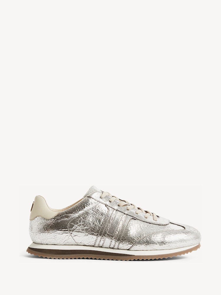 Hobbs Silver Sofie Trainers - Image 1 of 5 Hobbs Silver Sofie Trainers - Image 1 of 5