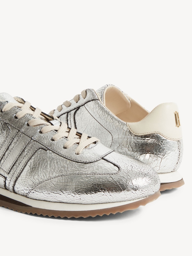 Hobbs Silver Sofie Trainers - Image 5 of 5 Hobbs Silver Sofie Trainers - Image 5 of 5
