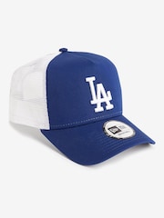 New Era® LA Dodgers Clean A-Frame Trucker 100% Cotton Cap - Image 1 of 3