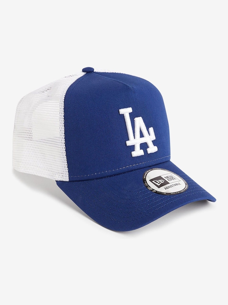 New Era® LA Dodgers Clean A-Frame Trucker 100% Cotton Cap - Image 1 of 3