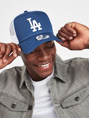 New Era® LA Dodgers Clean A-Frame Trucker 100% Cotton Cap - Image 3 of 3