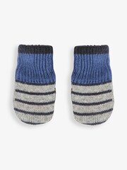 JoJo Maman Bébé Indigo Blue London Guard Fair Isle Pattern Mittens - Image 3 of 3