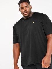 Lyle & Scott Black 100% Cotton Big Crew Neck T-Shirt - Image 1 of 5