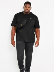 Lyle & Scott Black 100% Cotton Big Crew Neck T-Shirt - Image 3 of 5