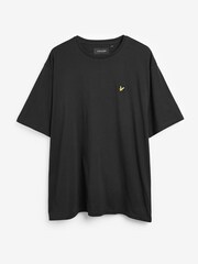 Lyle & Scott Black 100% Cotton Big Crew Neck T-Shirt - Image 5 of 5