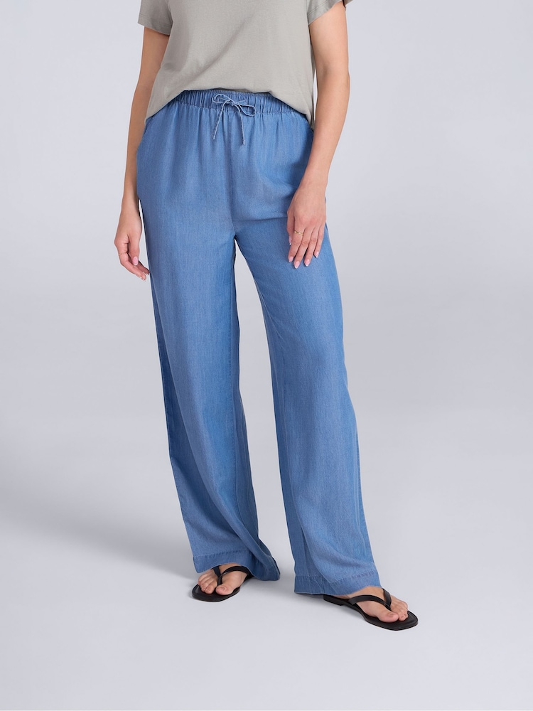 Animal Blue Chambray  Trousers - Image 1 of 4