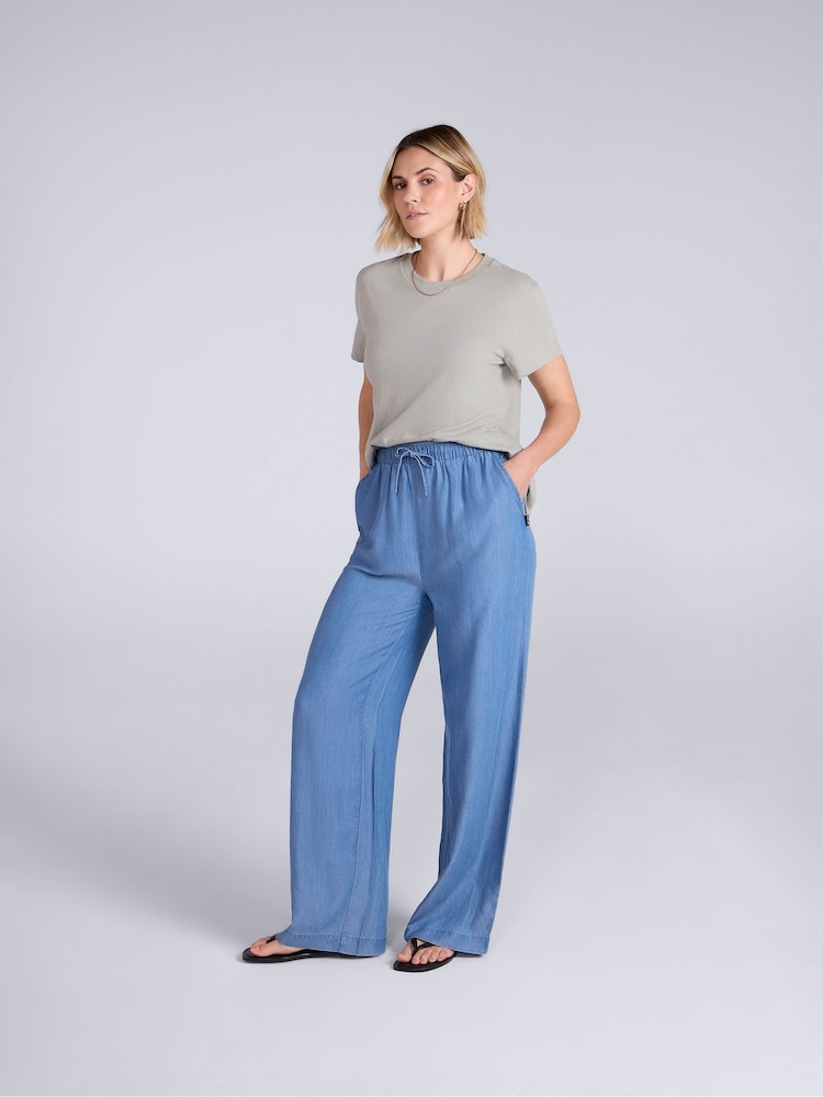 Animal Blue Chambray  Trousers - Image 2 of 4