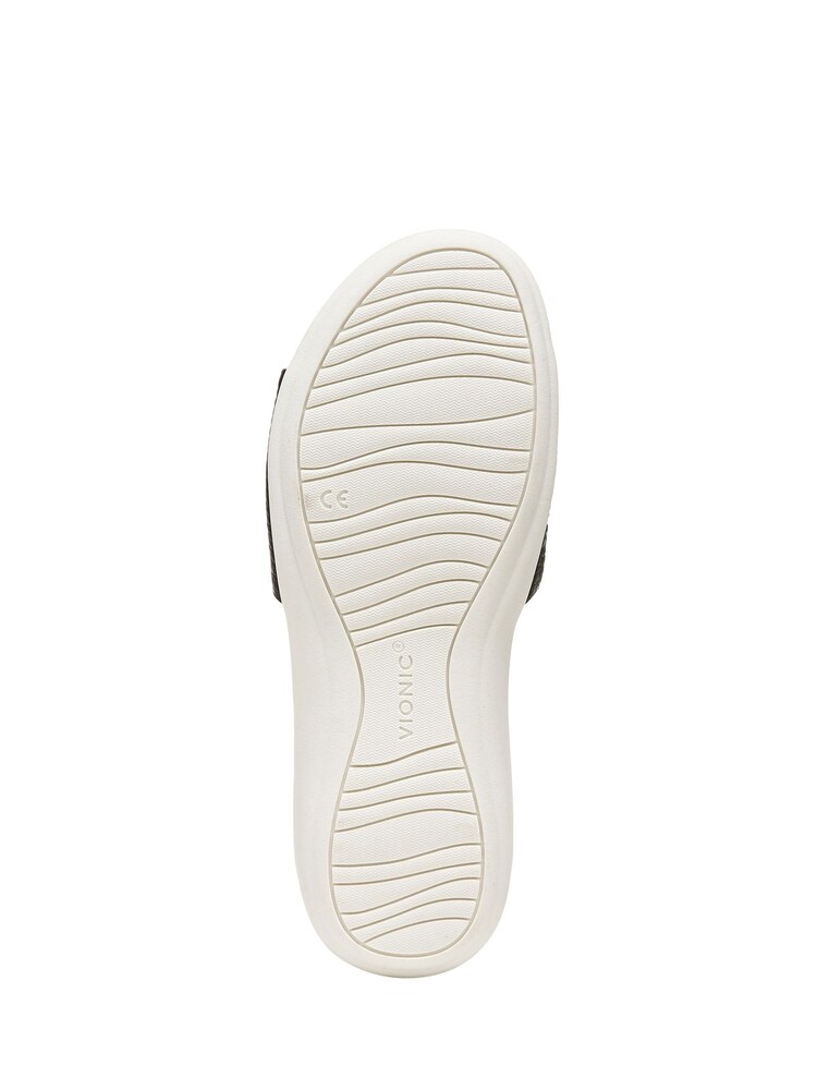 Vionic Val Tumbled Leather Slides - Image 6 of 6 Vionic Val Tumbled Leather Slides - Image 6 of 6