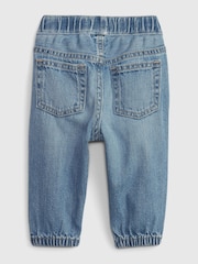 Gap Blue Pull On Bubble Jeans (Newborn-24mths) - Image 2 of 4