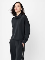 French Connection Wren Turtle Neck Toggle Waist Sweat Shirt - Larawan 2 ng 5