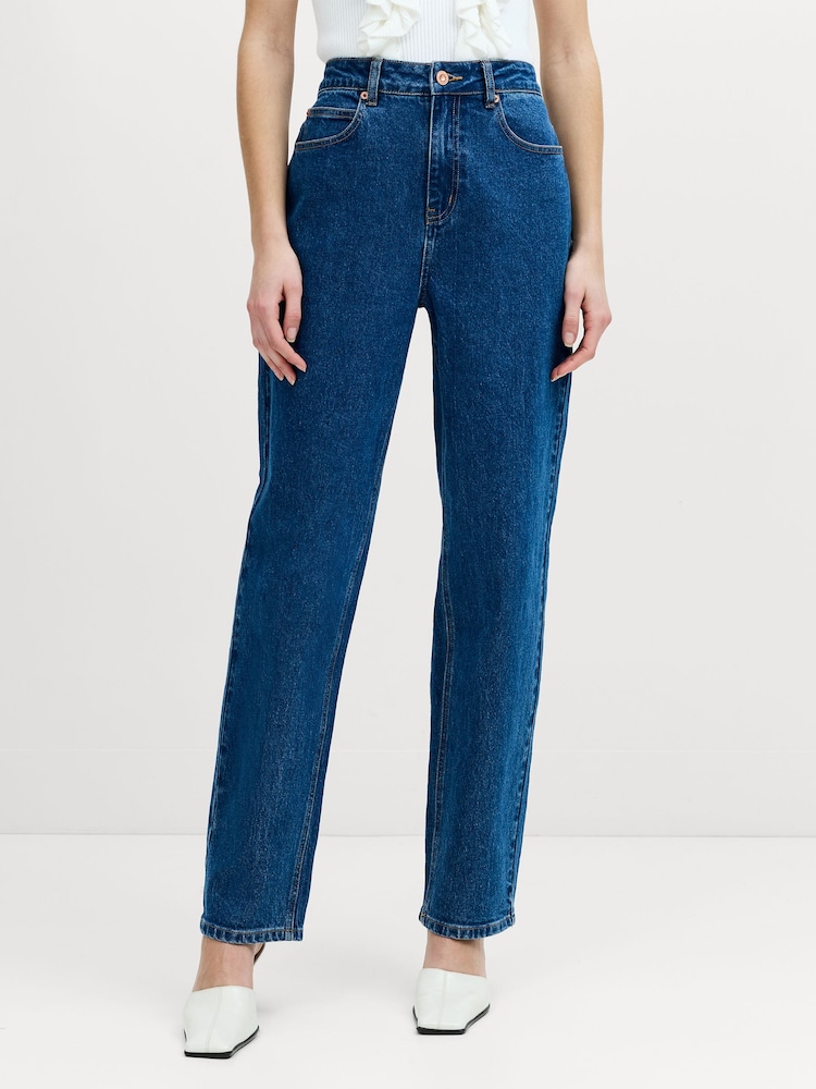 French Connection Blue Elliot Carrot Leg Jeans - Image 2 of 6 French Connection Blue Elliot Carrot Leg Jeans - Image 2 of 6