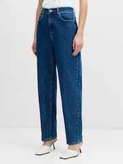French Connection Blue Elliot Carrot Leg Jeans - Image 3 of 6