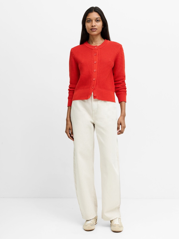French Connection Red Lily Mozart Cardigan - Image 2 of 6 French Connection Red Lily Mozart Cardigan - Image 2 of 6