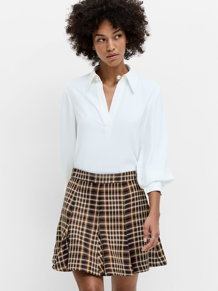 French Connection Arezzo Ballon Sleeve Shirt - Imagen 1 de 6