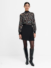 French Connection Black Kylie Claudette Top - Image 2 of 4
