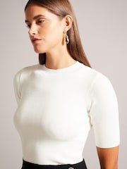 Ted Baker Katyyd Mini Mockable Black Dress - Image 4 of 6