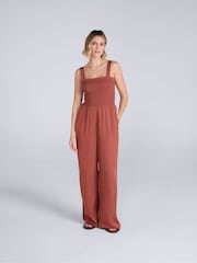 Animal Orange Womens Astrid Jumpsuit - Image 1 of 4