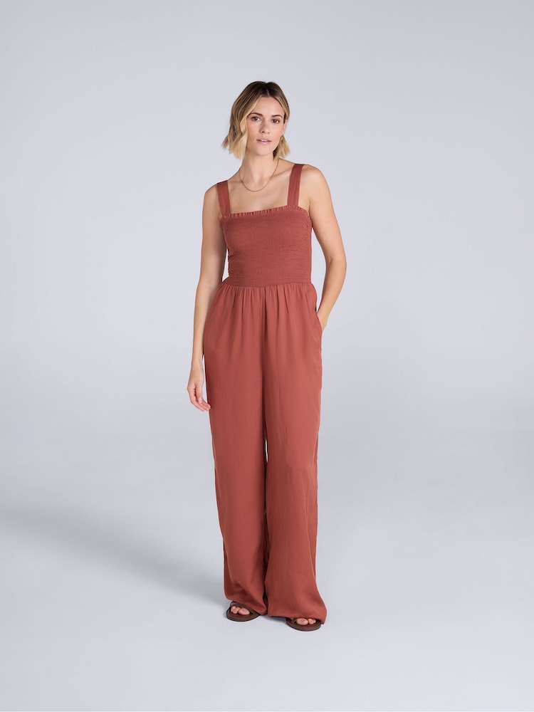 Animal Orange Womens Astrid Jumpsuit - Image 1 of 4