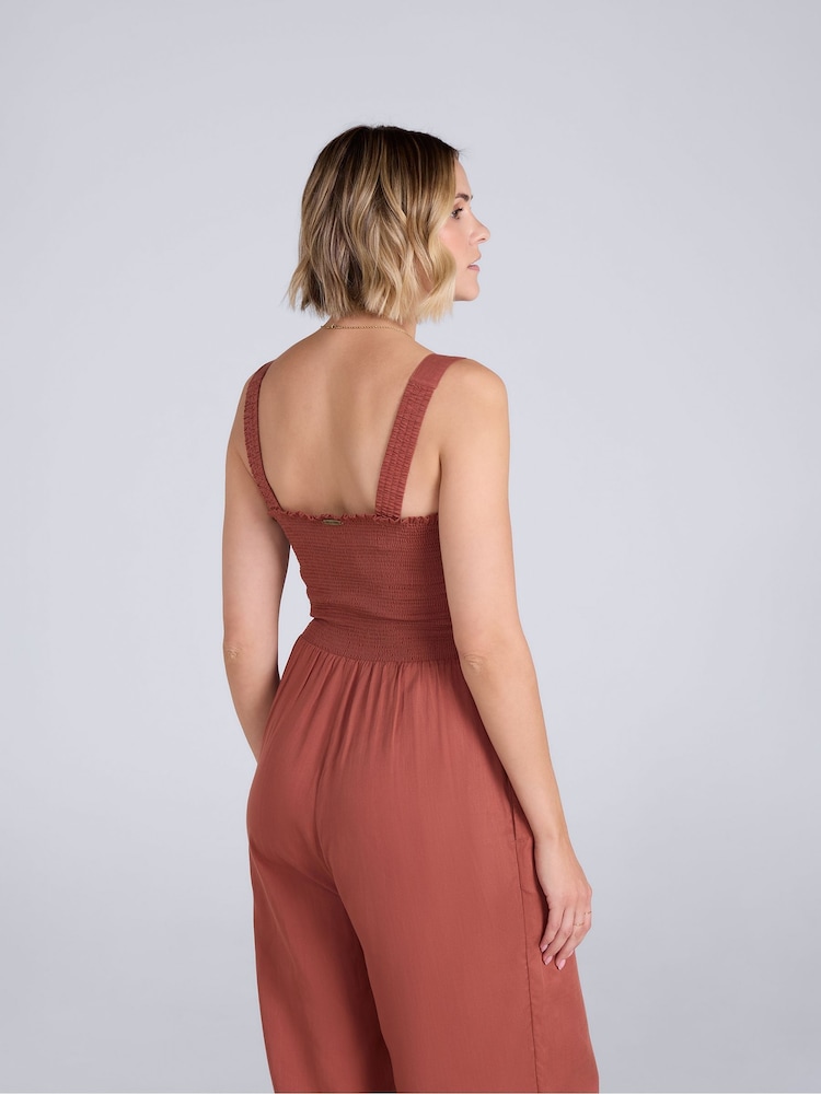 Animal Orange Womens Astrid Jumpsuit - Image 2 of 4