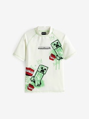 Minecraft Green Rash Vest (3-16yrs) - Image 5 of 7