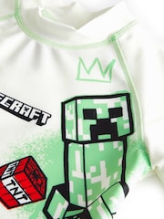 Minecraft Green Rash Vest (3-16yrs) - Image 7 of 7