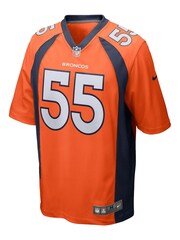 Nike Orange NFL Denver Broncos Home Game Jersey - Bradley Chubb - Image 2 of 3