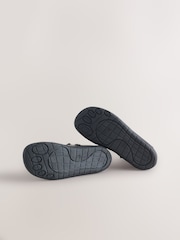 Black Leather Barefoot Chelsea Boots - Image 3 of 7