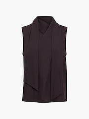 French Connection Brown Leela Scarf Top - Image 10 of 10