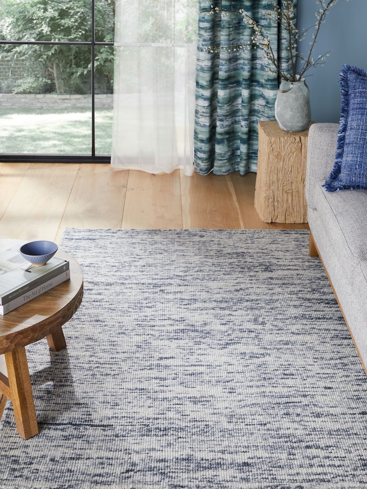Blue Folkestone Bobble Rug - Image 2 of 8