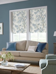 Laura Ashley Newport Blue Wisteria Made to Measure 100% Cotton Roman Blinds - Image 5 of 6