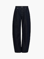 French Connection Blue Misa Relaxed Curved Leg Jeans - Image 10 of 10