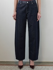 French Connection Blue Misa Relaxed Curved Leg Jeans - Image 5 of 10