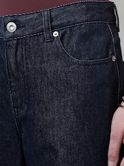 French Connection Blue Misa Relaxed Curved Leg Jeans - Image 6 of 10