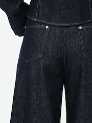 French Connection Blue Misa Relaxed Curved Leg Jeans - Image 9 of 10