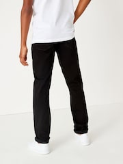 Schwarzer Denim - Megastretch-Jeans mit verstellbarem Bund (3–16 J.) - Bild 2 von 6