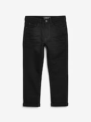 Schwarzer Denim - Megastretch-Jeans mit verstellbarem Bund (3–16 J.) - Bild 4 von 6