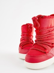 Red Thermal Thinsulate™ Lined Quilted Water Resistant Boots - Image 6 of 8