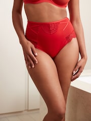 Rot/Neutral - Figurformende Spitzenslips, 2er-Pack - Bild 2 von 8