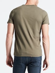 Зеленый - Levi's Оригинальный знак дома 100% Хлопковая футболка - Image 4 of 8