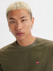 Зеленый - Levi's Оригинальный знак дома 100% Хлопковая футболка - Image 7 of 8