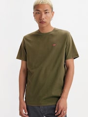 Зеленый - Levi's Оригинальный знак дома 100% Хлопковая футболка - Image 8 of 8