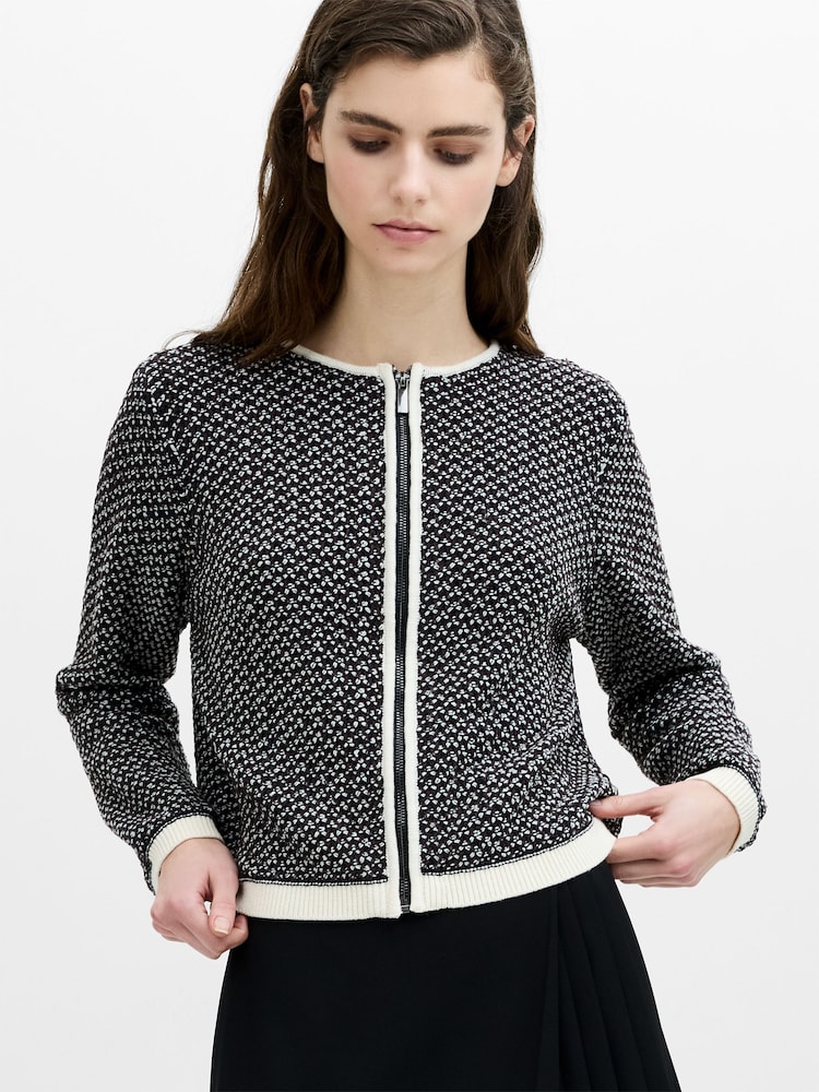French Connection Blue Perla Noar Cardigan - Image 1 of 5 French Connection Blue Perla Noar Cardigan - Image 1 of 5