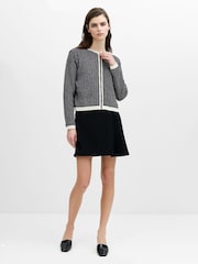 French Connection Blue Perla Noar Cardigan - Image 3 of 5