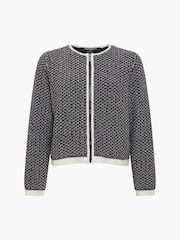 French Connection Blue Perla Noar Cardigan - Image 5 of 5